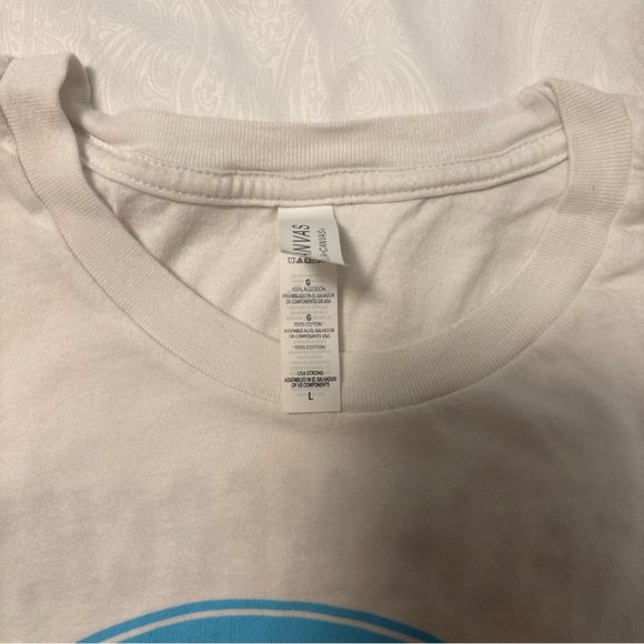 Bella Canvas Natalie Merchant USA Tour 2023 White T-Shirt - Picture 6 of 6